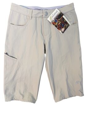 CLOUDVEIL NWT Dyno Prdal Pusher Capri Shorts Size 4 in Khaki Tan